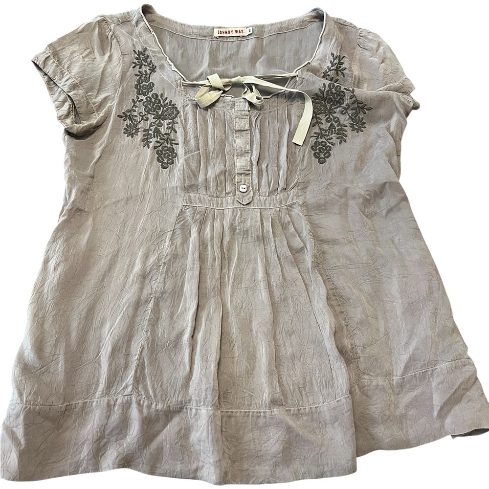 Johnny Was Brown tunic size M